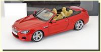 BMW M6 F12 Cabriolet 2012 Sakhir Orange 1/18 Die-Cast Vehicle