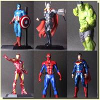 Hulk Iron Man Captain America Thor Spide rman Superman Figure Collection