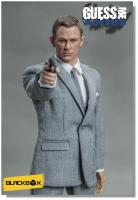 James MI-6 Agent Light-Blue Suit Daniel Craig as James Bond Sixth Scale Collectible Figure