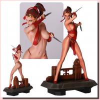 Red Assassin Girl Collectible Statue