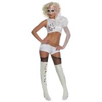 Lady Gaga 2009 VMA White Performance Costume kostýmek M