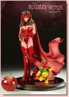 Scarlet Witch and Quicksilver Comiquette Statue