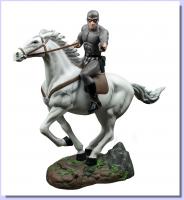 The Grey Ghost Atop His Horse Hero Statue   12/2016