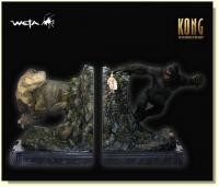 King Kon and V-Rex Bookends umělecká knižní zarážka