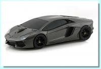 Landmice Lamborghini Aventador Wireless Grey Computer Mouse bezdrátová PC myš