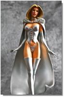 White Queen Retro Statue