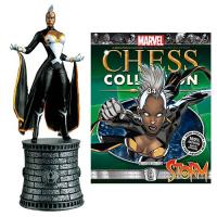 Storm White Bishop Chess Piece with Magazine