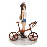 Bicycle Girl Statue