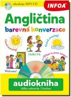 Angličtina barevná konverzace (audiokniha a 3 CD mp3)