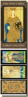 Zlatý Tarot Visconti XL velká arkána (22 karet)