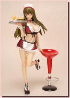 Roller Maid in Red Anime Figure