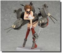 Mutsu with Half-damaged Battleship Figure