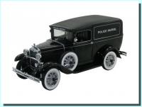 Ford Model A Police Patrol Black 1/18 Die-Cast Vehicle