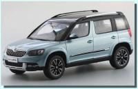 Škoda YETI FL Outdoor 2013 Light Blue Metallic 1/18 Die-Cast Vehicle  model auta Skoda 