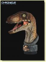 Velociraptor Life-Size Jurassic Park Bust pravěký svět