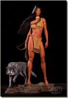 Pocahontas the Powhatan Indian Girl Statue