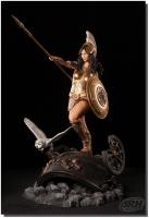 Athena The Greek Virgin Goddess Golden Armor Statue