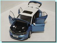 Skoda Fabia New Blue 1/18 Die-Cast Vehicle   auto Škoda Fabia nová modrá