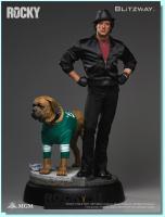 Rocky II Sylvester Stallone and His Pet Dog Statue