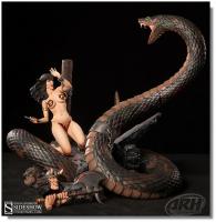 Snake and Slave Girl Statue Diorama 