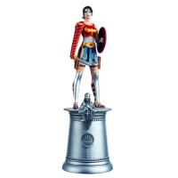 Wonder Woman White Queen Chess Piece & Magazine