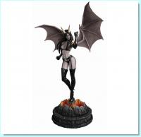 The Women of Dynamite Purgatori Black and White Statue