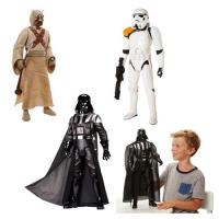 Star Wars Darth Vader Stormtrooper Sandtrooper Tusken Raider Action Figure Set hvězdné války