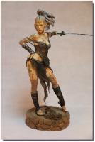 Yelena Swordsman Luis Royo Ritual Gypsy Black Statue