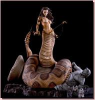 Medusa Rattle Tail Statue