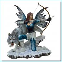 Wildling Princess (Angel Archer and Wolf) Premium Figure 