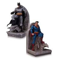 Superman and Batman Bookends umělecká knižní zarážka