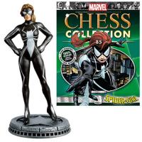 Spider-Girl White Pawn Chess Piece with Collector Magazine #85