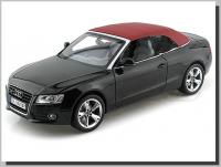 Audi A5 Cabriolet Black 1/18 Die-Cast Vehicle