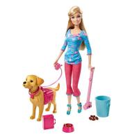 Barbie Doll with Her Puppy Taffy 