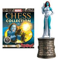 Mystique Black Bishop Chess Piece with Magazine