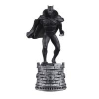 Black Panther White Rook Chess Piece & Collector Mag