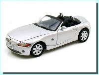 BMW Z4 Silver 1/18 Die-Cast Vehicle